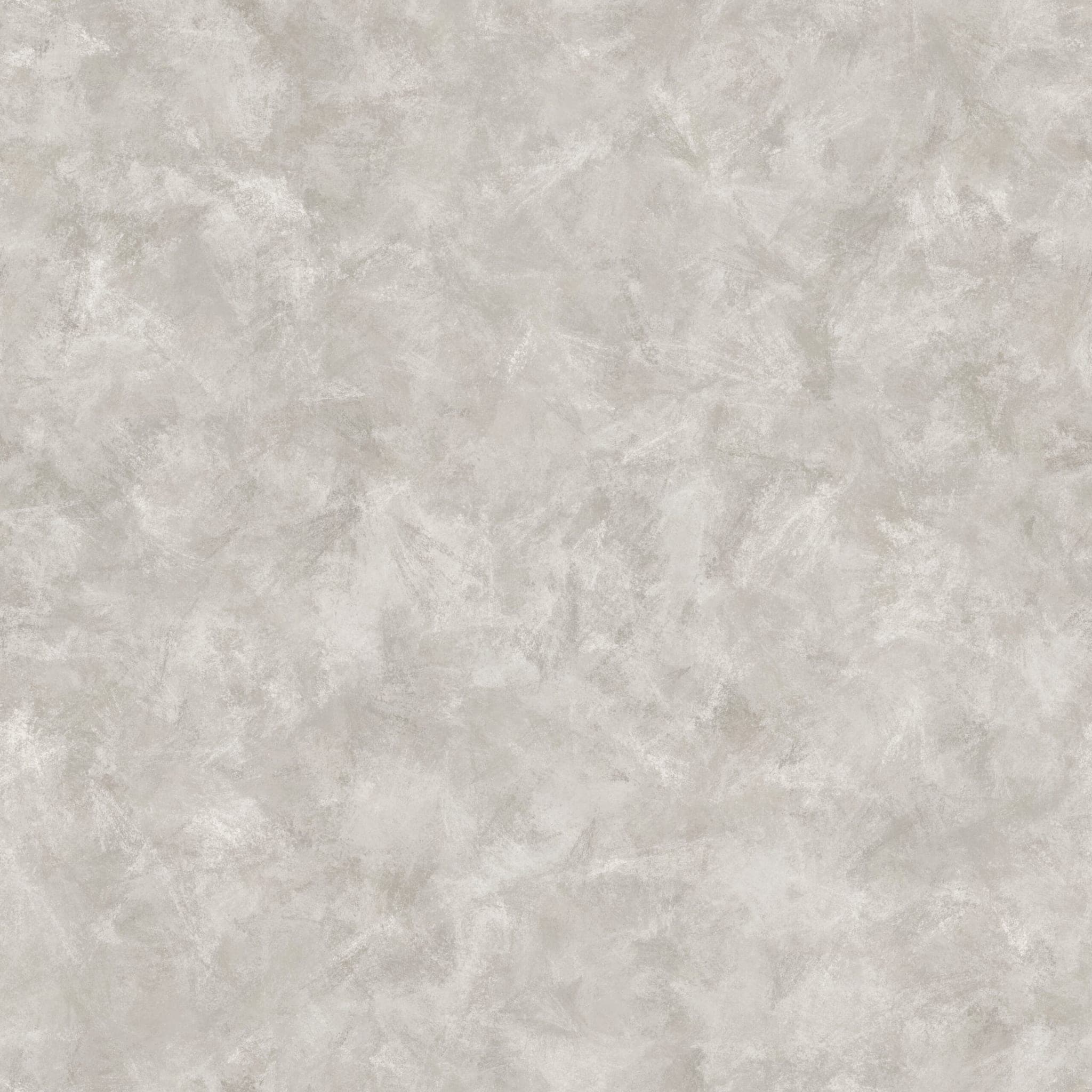 Licht Taupe Betonlook Behang met Wolkachtige Diepte
