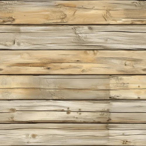 houtlook behang zandkleur met brede horizontale planken en natuurlijke nerven